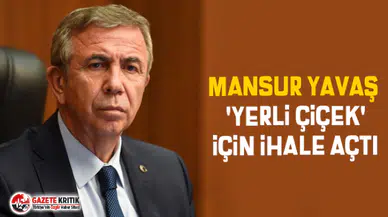 Mansur Yavaş 'yerli çiçek' için ihale açtı