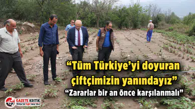 Çakırözer’den Türkiye’nin sebze yatağı Sarıcakaya’da çiftçilerle geçmiş olsun ziyareti
