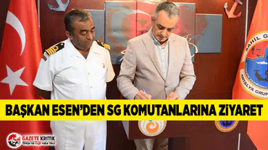Başkan Esen’den SG Komutanlarına ziyaret