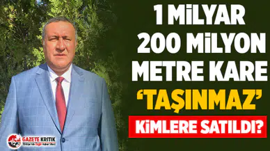 CHP'li Gürer: “Hazine arazilerini parsel parsel satıyorlar!”