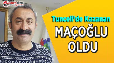 Tunceli'de Kazanan Maçoğlu Oldu