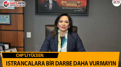 CHP'li Yüceer: Istrancalara Bir Darbe Daha Vurmayın