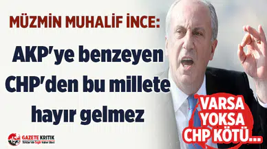 Müzmin Muhalif Muharrem İnce:CHP'deki 'Kurultay değil demokrasicilik oyunu’