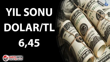 YIL SONU DOLAR BEKLENTİSİ: DOLAR/TL 6.45
