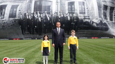 100 yıl önceki fotoğraf, Fenerbahçe Stadı'nda dalgalandı