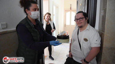 Konyaaltı Belediyesi'nden, down sendromlu Umutcan’a doğum günü sürprizi