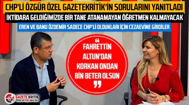 Özgür Özel: Fahrettin Altun'dan korkan ondan bin beter olsun!