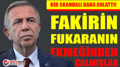 Mansur Yavaş, AKP dönemindeki bir skandalı daha açıkladı!