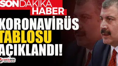 2 Ekim koronavirüs tablosu açıklandı