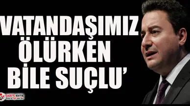 Babacan iktidarı sert sözlerle eleştirdi!