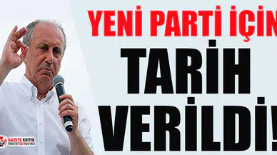Muharrem İnce'nin parti kuracağı tarih açıklandı!