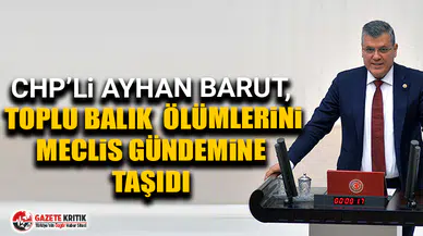 Ayhan Barut, toplu balık ölümlerini Meclis gündemine taşıdı