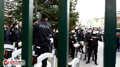 Boğaziçi Üniversitesi önündeki protestoya polis engeli; gözaltılar var