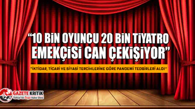 CHP'li Av. Kadıgil, Tiyatrocuların sorunlarını Meclis gündemine taşıdı!