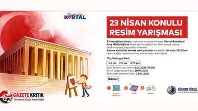 Kartal Belediyesi’nden 23 Nisan’a Özel Ödüllü Resim ve Şiir Yarışması