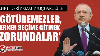 Kılıçdaroğlu erken seçim için tarih verdi