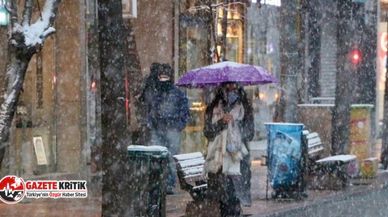 Meteoroloji'den 7 il için kar ve karla karışık yağmur uyarısı