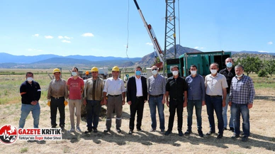 Başkan Ercengiz, Senir Kasabasındaki su kuyularında yapılan çalışmaları yerinde inceledi