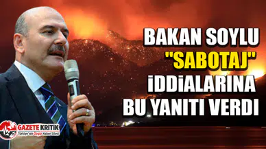 Bakan Soylu ''sabotaj'' iddialarına bu yanıtı verdi