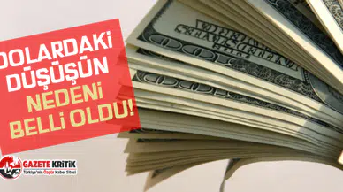 Dolardaki düşüşün nedeni belli oldu!