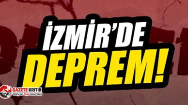 İzmir açıklarında son 1 saatte 47 adet deprem meydana geldi