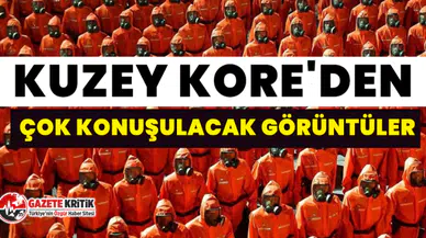 Kuzey Kore'den çok konuşulacak görüntüler