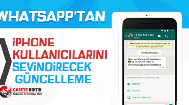 Whatsapp'tan iPhone kullanıcılarını sevindirecek güncelleme