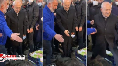 Kılıçdaroğlu ile esnaf arasında 'kırmızı halı' diyaloğu