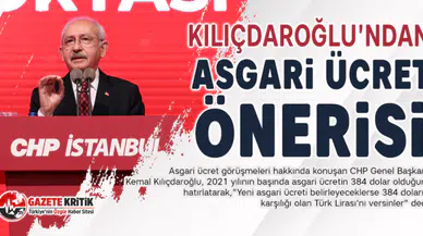 Kemal Kılıçdaroğlu'ndan asgari ücret önerisi