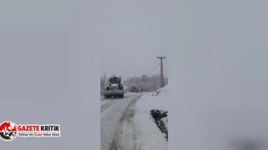 Mersin Büyükşehir’in Karla Mücadele Ekipleri Gece Gündüz Görevde
