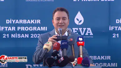 Ali Babacan Diyarbakır’dan seslendi: ‘Hayalimizdeki Türkiye, hepimizin Türkiye’sidir’