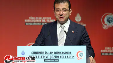 İMAMOĞLU: İSLAM COĞRAFYASINDA ÇÖZÜM OLUŞACAKSA BUNUN MERKEZİ İSTANBUL'DUR