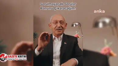 Kılıçdaroğlu, “Torpile, kayırmaya kesinlikle son vereceğim. Bay Kemal sorulmayacak sorular kanunu çıkartacağım"