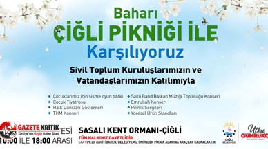 Çiğli Belediyesi’nden Bahara Merhaba Pikniği