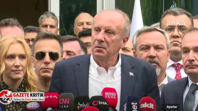 Muharrem İnce cumhurbaşkanı adaylığından çekildi