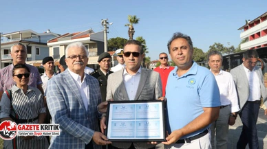 BURHANİYE'DE MAVİ BAYRAKLI PLAJLAR 7 OLDU