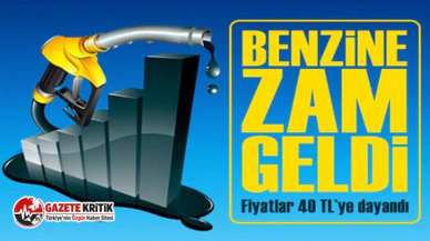 Benzine zam geldi