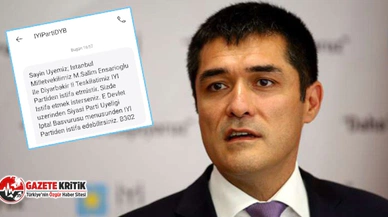 İYİ Partili Buğra Kavuncu: Siyaset ağalarının üyelerimizi maraba zannettiği gerçeği ortaya çıktı