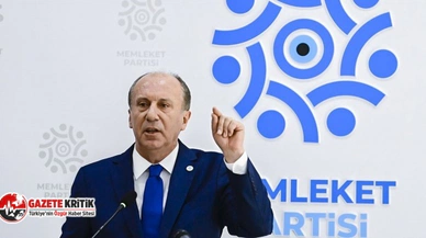 Muharrem İnce'den bildiriye imza atmayan CHP'ye eleştiri
