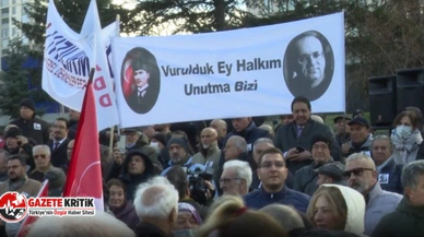 GAZETECİ YAZAR UĞUR MUMCU KATLEDİLMESİNİN 31’İNCİ YILDÖNÜMÜNDE EVİNİN ÖNÜNDE ANILDI