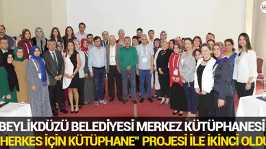 BEYLİKDÜZÜ BELEDİYESİ MERKEZ KÜTÜPHANESİ 'HERKES İÇİN KÜTÜPHANE' PROJESİ İLE İKİNCİ OLDU