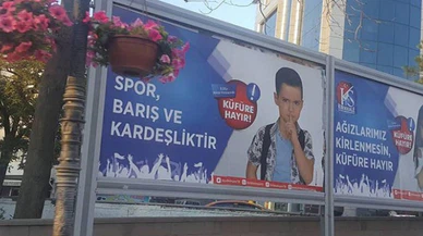 Kırıkkale'de 'Tribünlerde küfür'e hayır' kampanyası