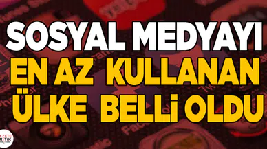 Sosyal medyayı en az kullanan ülke Japonya