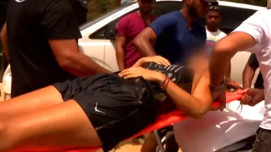 Survivor 2018'de korkutan kaza! Yürekler ağza geldi