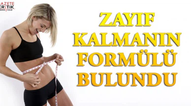 Zayıf kalmanın sırrı bulundu