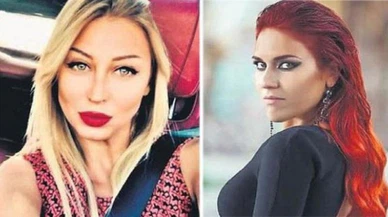 Manken ile şarkıcının gürültü kavgası