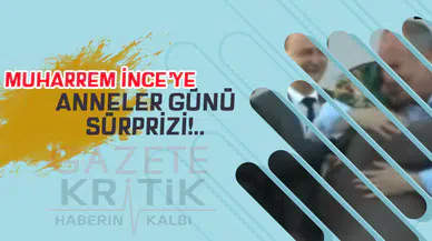 Muharrem İnce'ye miting sırasında sürpriz