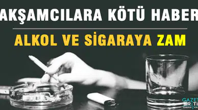 Yine yılbaşı yine alkol zammı!