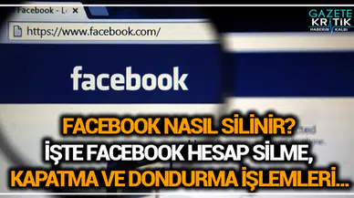 Facebook nasıl silinir? İşte Facebook hesap silme, kapatma ve dondurma işlemleri…