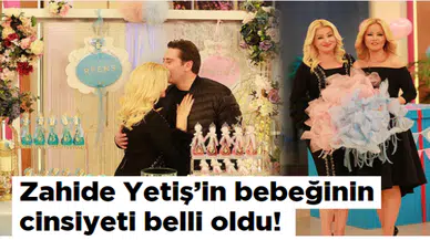 Zahide Yetiş'in bebeğinin cinsiyeti belli oldu!
